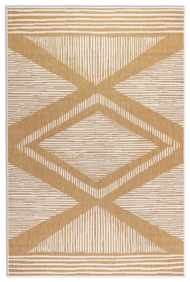 Okrovožlto-krémový vonkajší koberec 120x170 cm Gemini – Elle Decoration