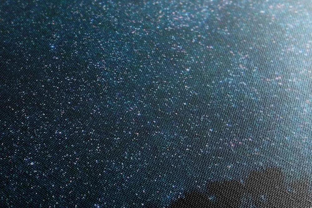 Obraz mliečna dráha medzi hviezdami - 100x50