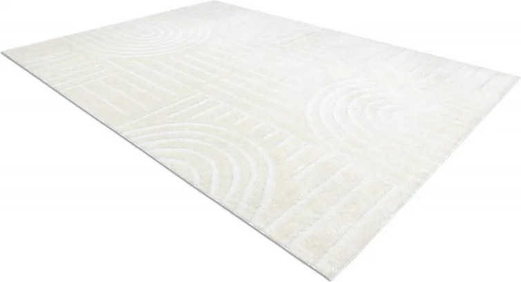Kusový koberec Mode 8586 geometric cream, 180x270, biela, chodba / predsieň, Dywany Łuszczów