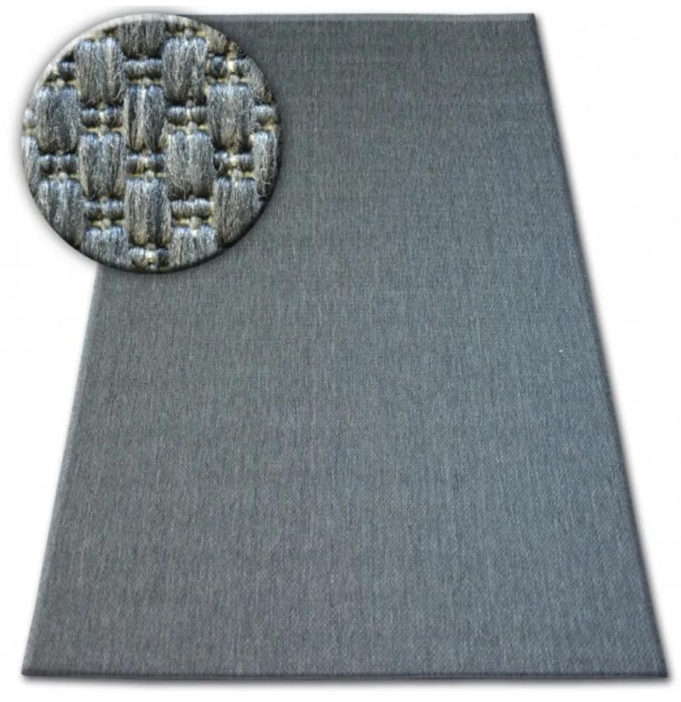 Kusový koberec Flat antracitový, Velikosti 200x290cm