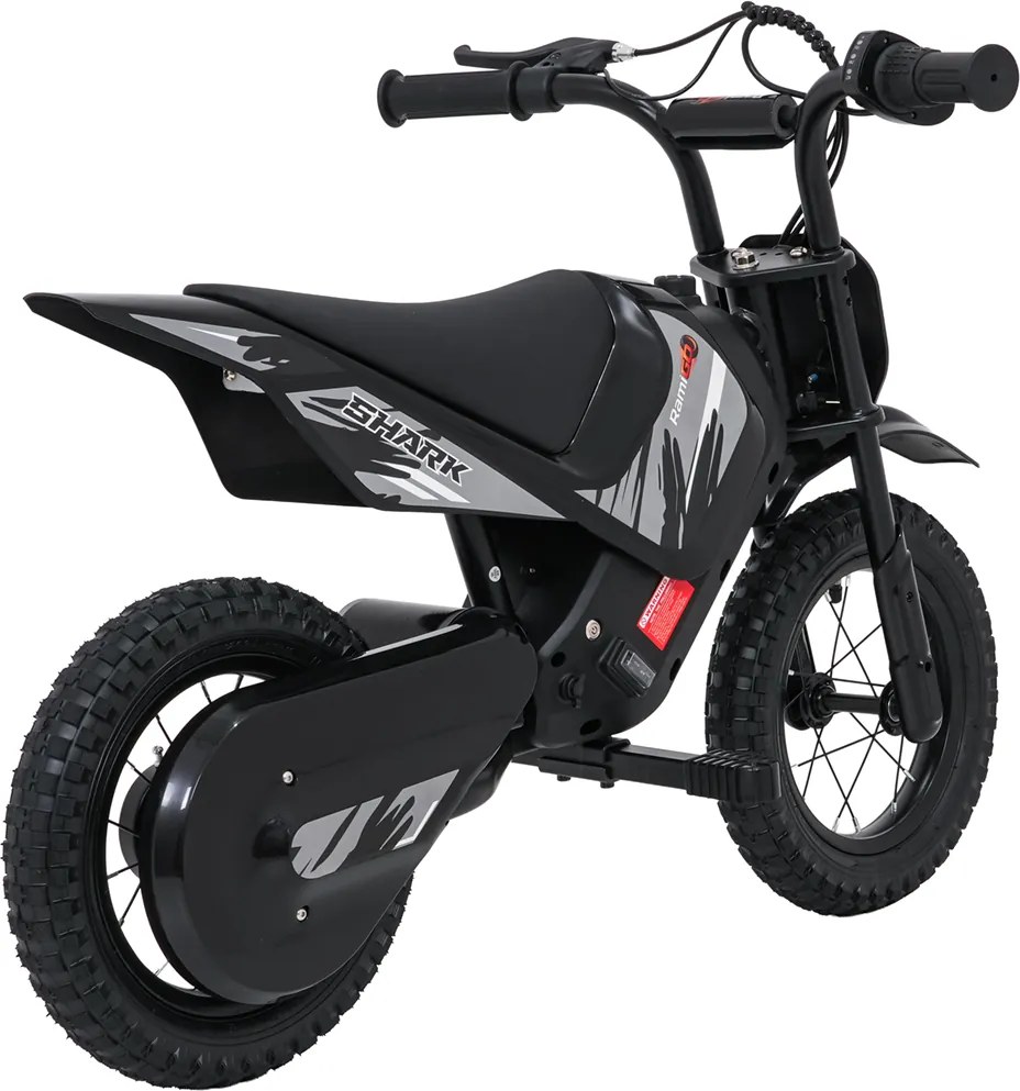 Ramiz Detský elektrický motocykel SHARK čierny