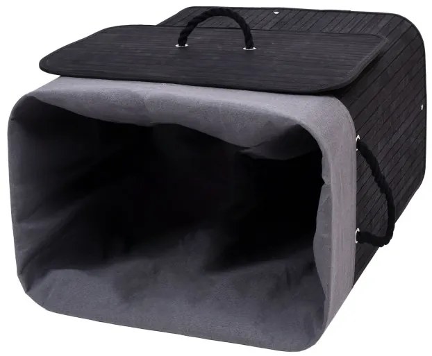 Kôš na bielizeň čierny / sivý