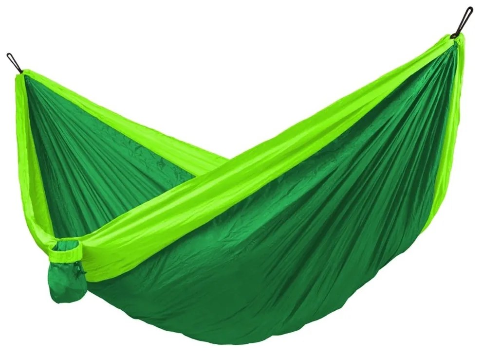 Hojdacia sieť Camping pre dvoch, zelená