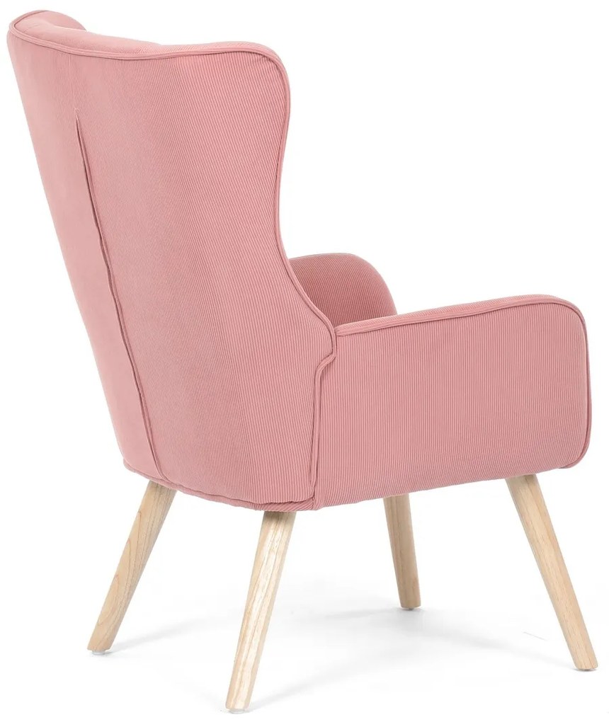Kreslo s ušami PINK2, ružová