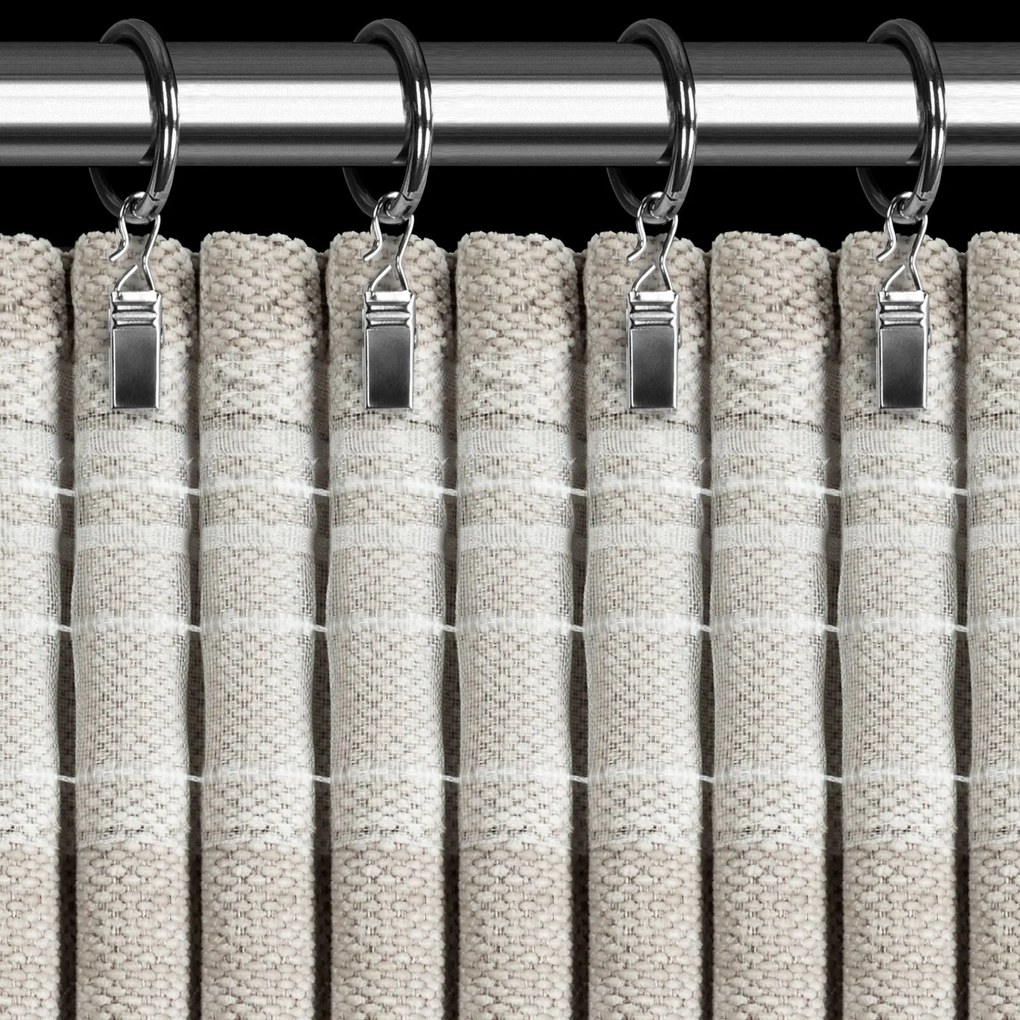 ZATEMŇOVACÍ ZÁVES NA PÁSKE NESKA 140X270 CM SVETLOBÉŽOVÁ