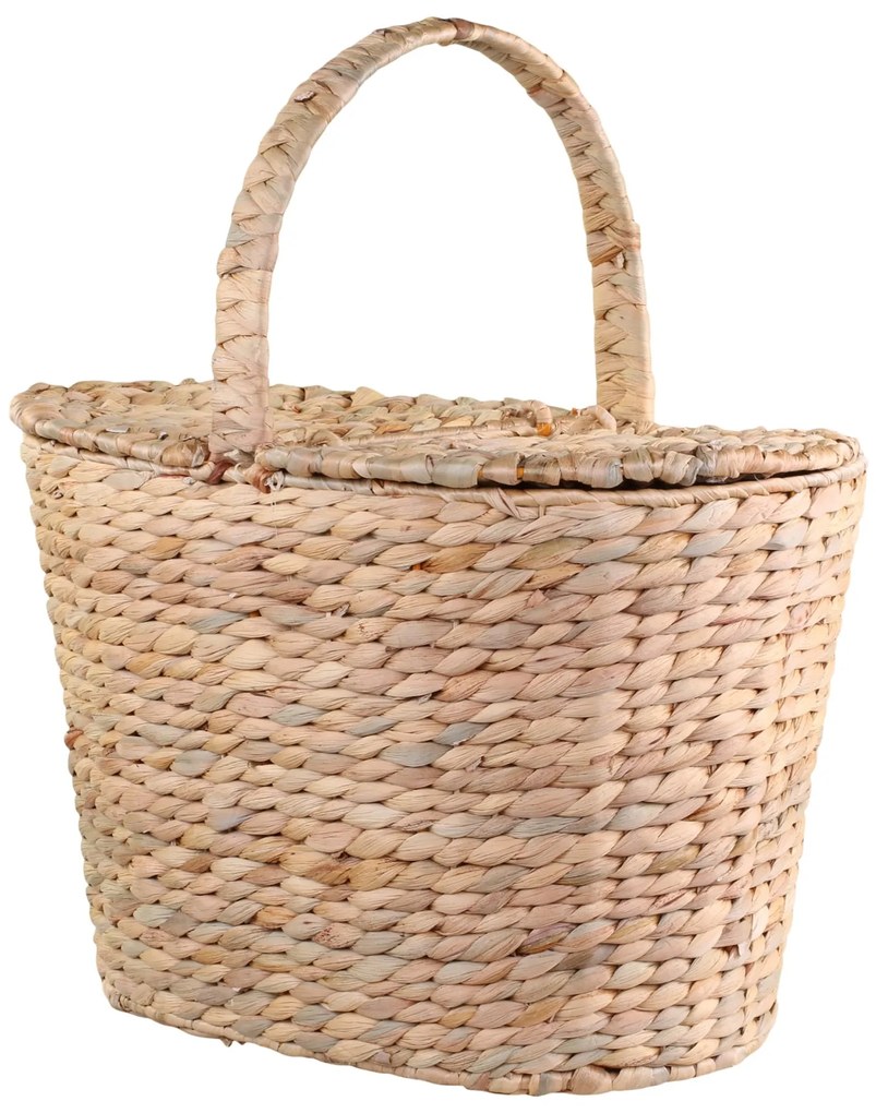 Chic Antique Piknikový kôš s vekom Water Hyacinth 49 cm