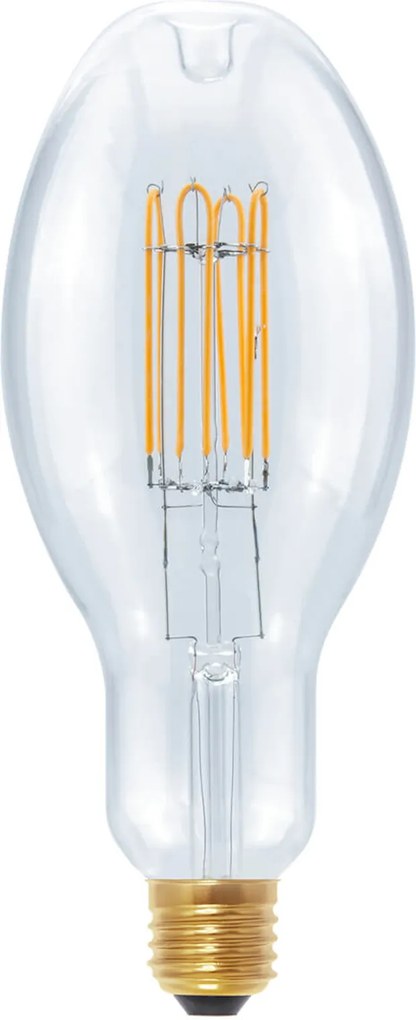 LED Elipsa Curved U E27 10W teplá biela