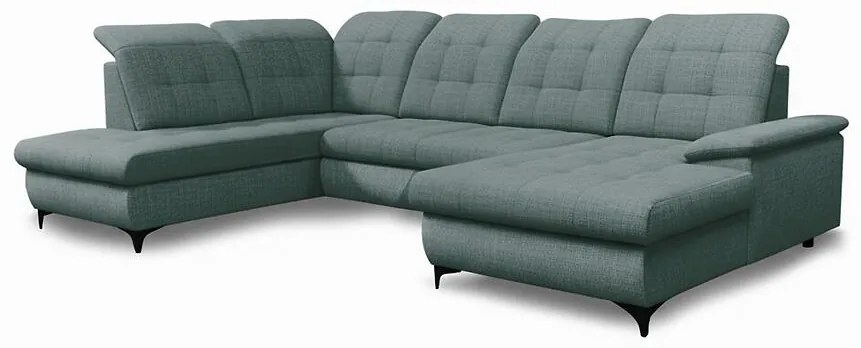 Rohová sedacia súprava Negro Barrel 37 pravý