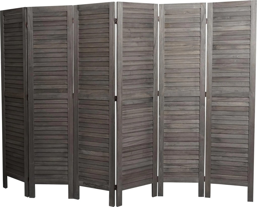 Paraván HWC-G30 - 170 × 240 cm - sivohnedá