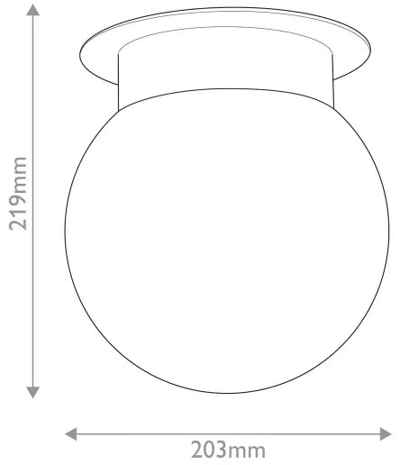 Kichler KL-ALBERS-F-G-BK-Stropné svietidlo ALBERS 1xE27/40W/230V pr.20,3cm čierne