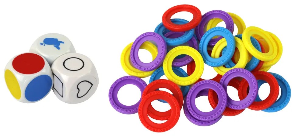 LEAN TOYS Logická stolová hra na reflexy a vnímanie