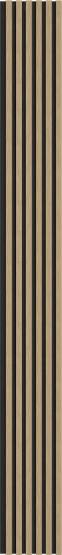 Mexen Lam-B, akustické stenové lamely 275 × 30 cm, HDF doska 4 mm, technická dyha, orech ľanový, S100-275307-3015-015
