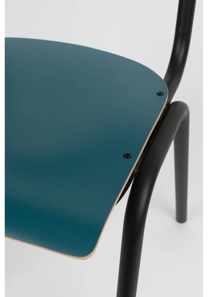 Jedálenské stoličky v súprave 4 ks v petrolejovej farbe Back to school - Zuiver