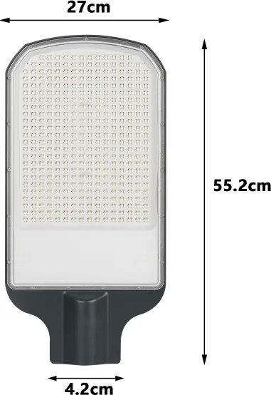 BRILAGI - LED vonkajšia pouličná lampa URBANLIGHT LED/200W/230V antracit IP65
