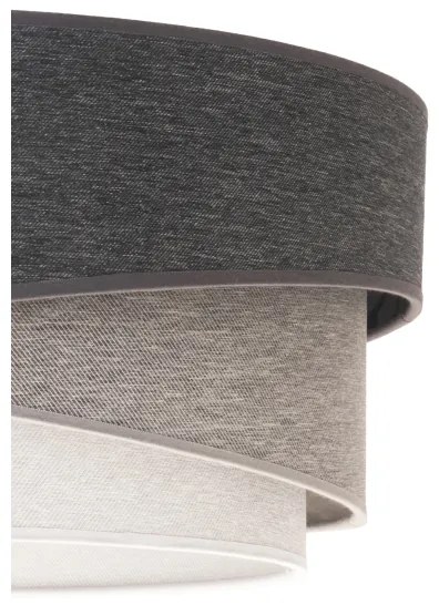 Duolla - Prisadený luster KOBO 1xE27/15W/230V pr. 45 cm šedá/biela