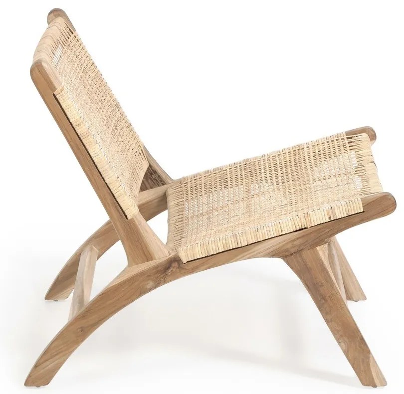 Kreslo s výpletom v prírodnej farbe Beida – Kave Home