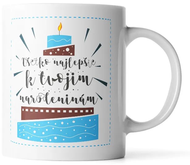 Sablio Hrnek Vše nejlepší k tvým narozeninám - 890 ml - XXL