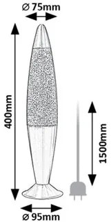 Rabalux GLITTER2 LED lávová lampa 76115