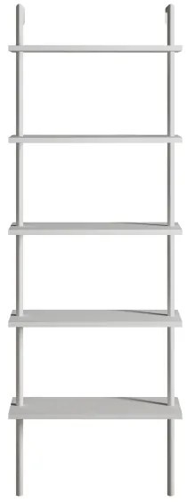 Nástenná knižnica PAULA 174x60 cm biela