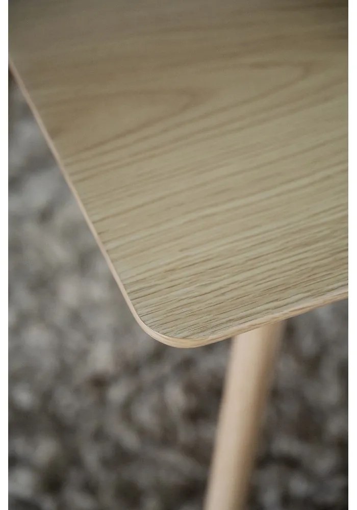 Rozkladací jedálenský stôl s doskou v dekore jaseňového dreva 190x90 cm Yumi - Rowico