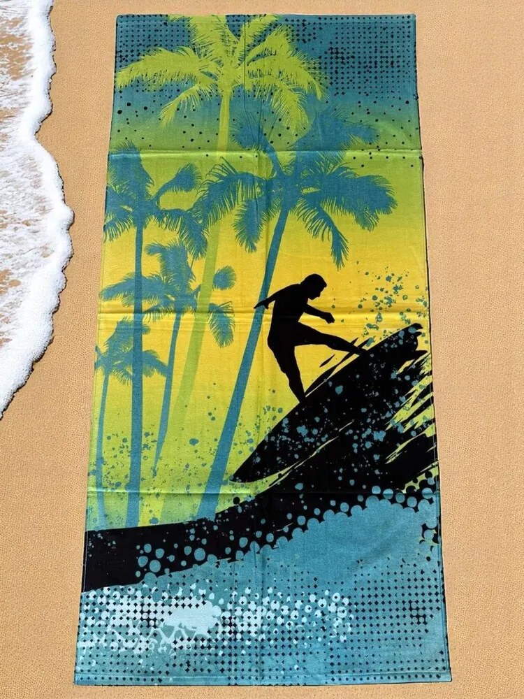 Plážová osuška FUNNY SURF 70x140 cm