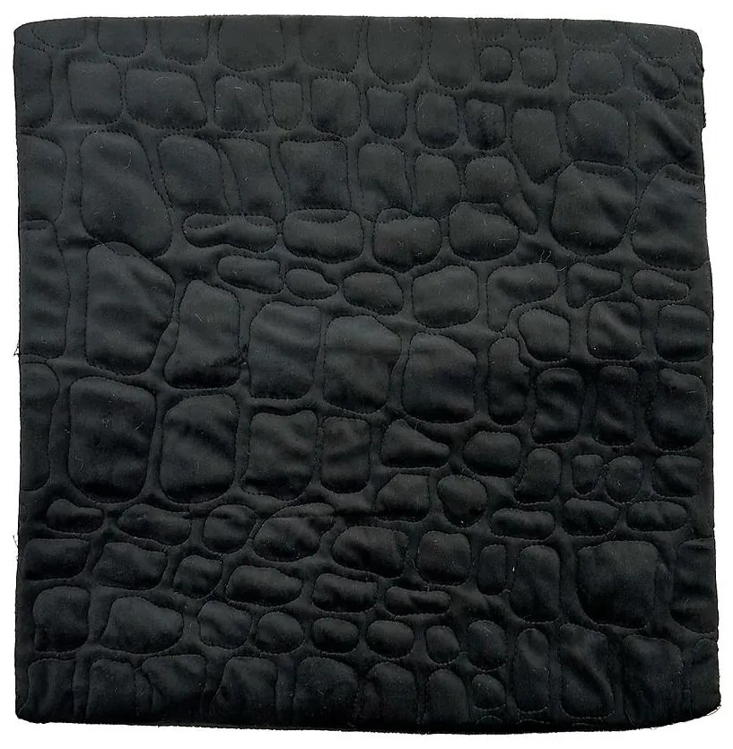 Obliečka na vankúš Luisa RQ-195 40x40 cm čierna