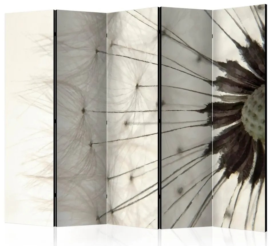 Artgeist Paraván - White Dandelion II [Room Dividers]