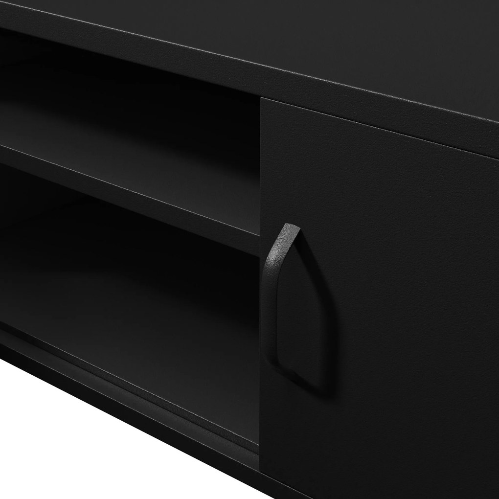 RTV skrinka XL ROSARIA 1700 x 400 x 500, čierna