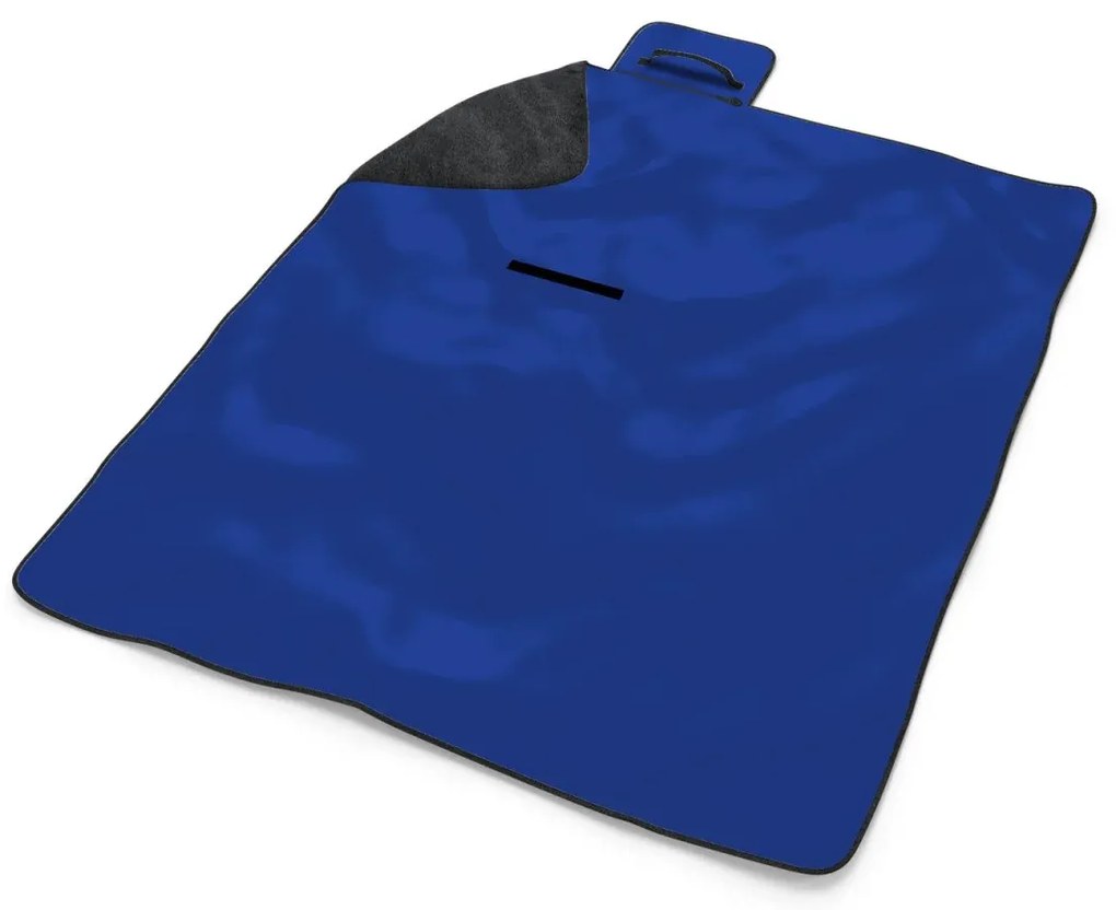 Sablio Plážová deka Královská modrá 2: 200x140 cm