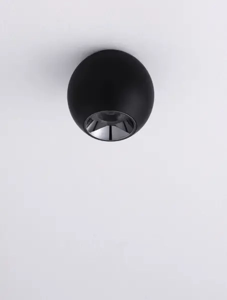 Minimalické bodové svietidlo Nano Čierna