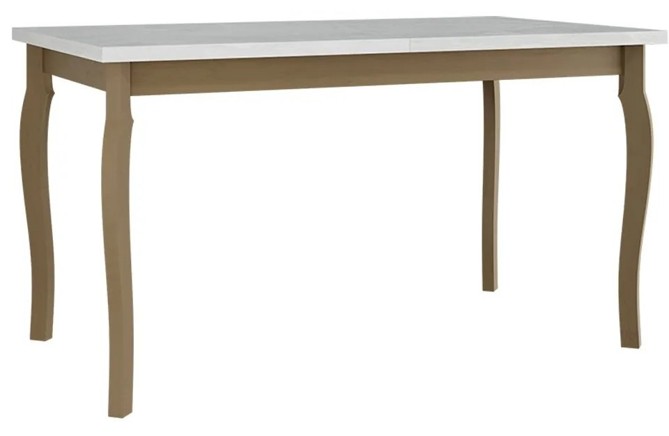 Jedálenský stôl Diesel 80 x 140/180 V, Morenie: dub artisan L, Farby nožičiek: čierna
