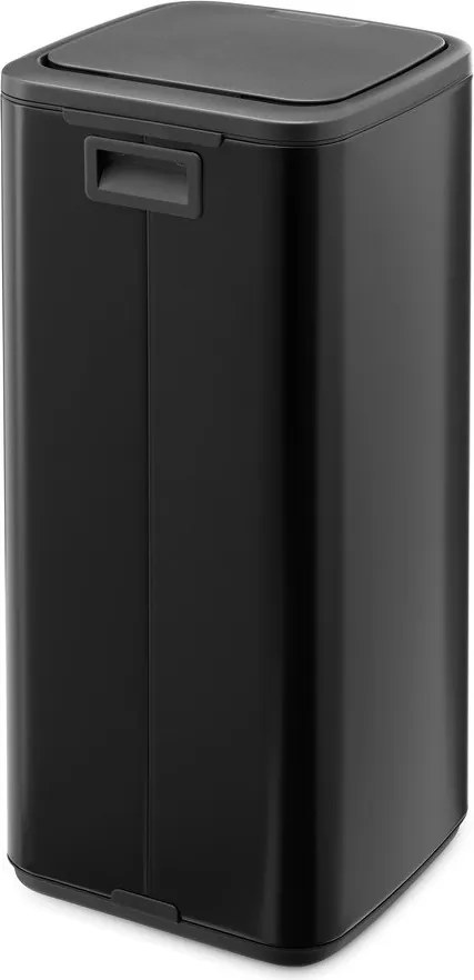 Matne čierny dotykový oceľový odpadkový kôš 30 l Bo Touch – Brabantia