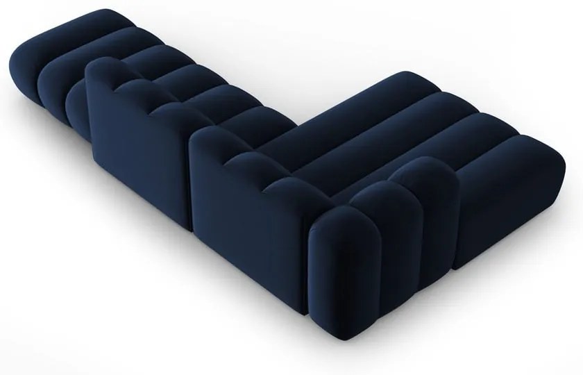 Tmavomodrá rohová pohovka (ľavý roh) Lupine – Micadoni Home