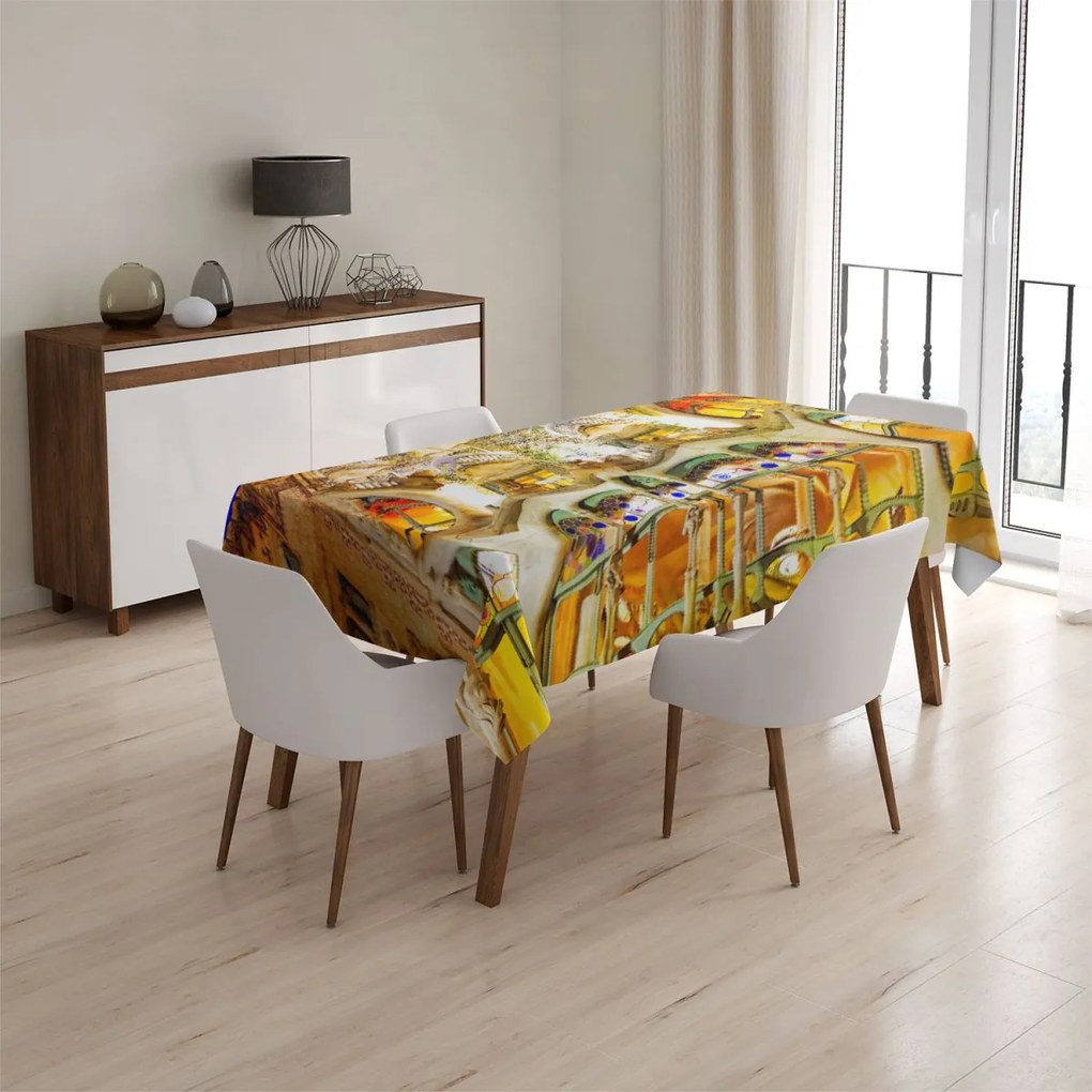 Sablio Obrus Barcelona Gaudi Casa Batllo 1 - 130x130 cm