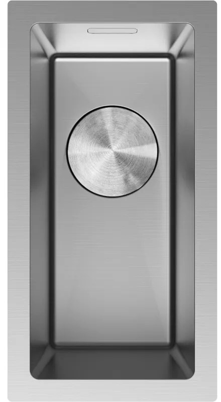 Mexen Trixo, 1-komorový nerezový drez 230 x 440 mm, brúsená oceľ, 6411221000-01