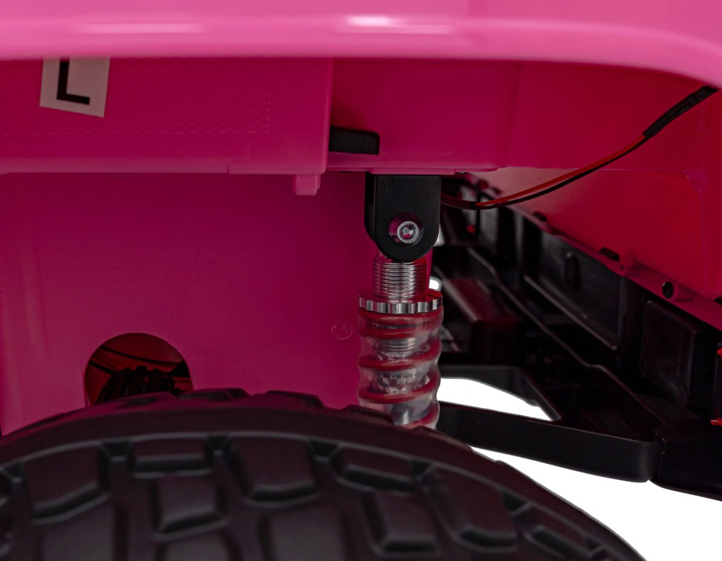 Ramiz OFF-ROAD 3.0 terénne auto pre deti Ružové + Diaľkové ovládanie + Pomalý štart + Pásy + LED zvuk