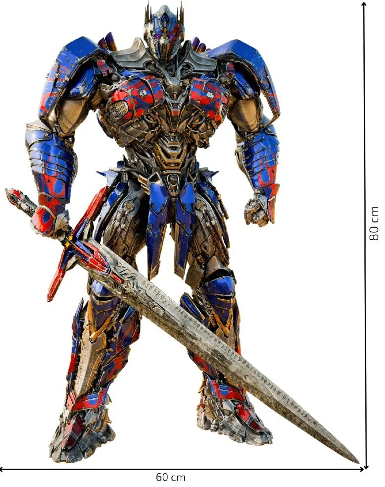 Textilná nálepka na stenu "Transformer - Optimus Prime"