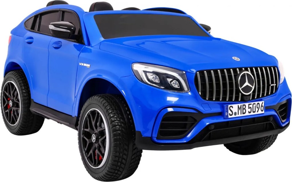 Ramiz Mercedes GLC 63S pre deti - Modré SUV + pohon 4x4
