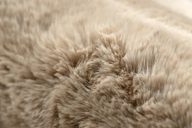 Koberec BUNNY tmavobéžový kruh