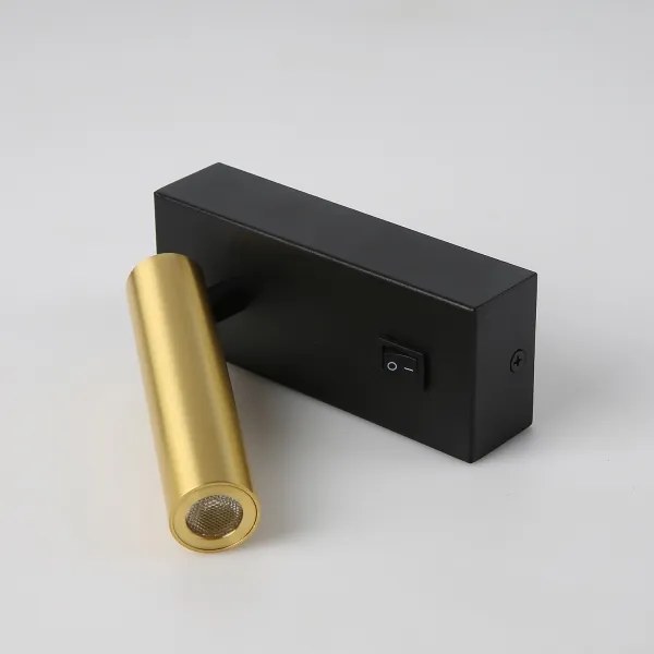 Brilagi - LED Nástenné bodové svietidlo MAYA LED/3W/230V 4000K čierna/zlatá