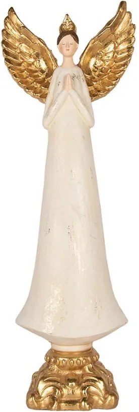 Dekorácia figúrka Anjel s korunkou - 27*18*78 cm
