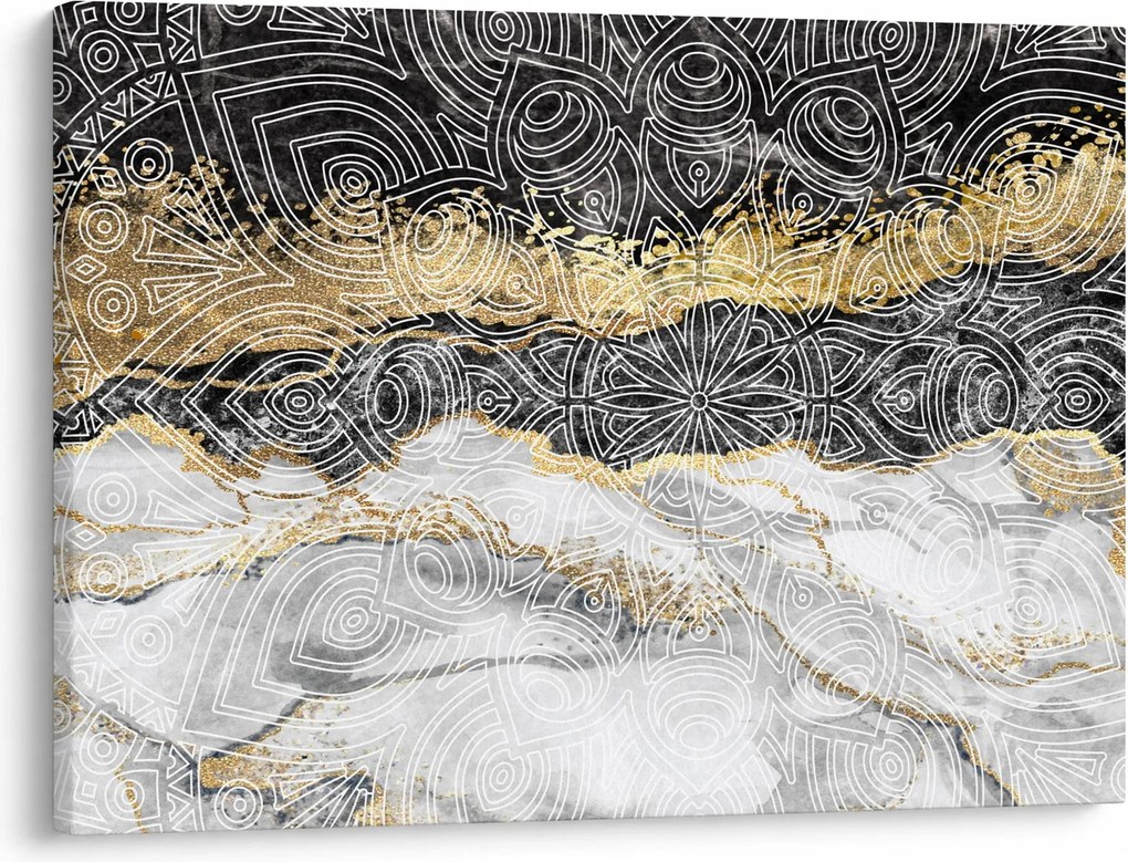 Obraz - Mandala v mramore (70x50 cm)