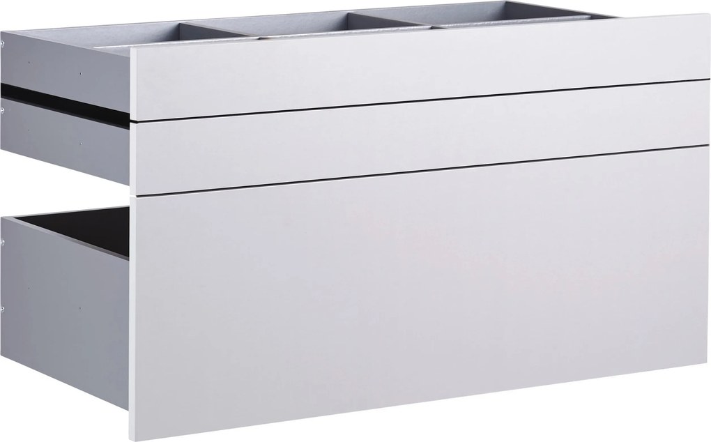 XXXLutz SADA ZÁSUVIEK, svetlosivá, 90,9/50,3/46,8 cm Hom`in - Skrine - 0026470041KS