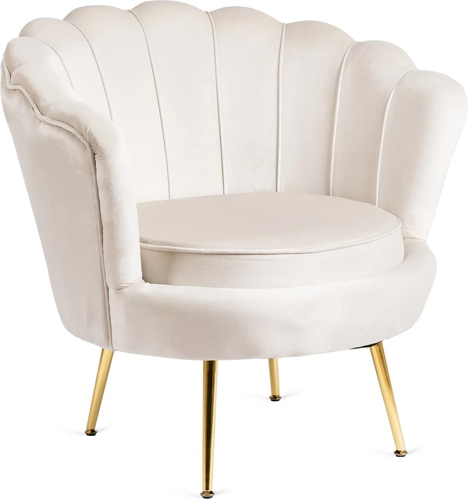 PROXIMA.store - Glamour kreslo ANGEL FARBA: sivá