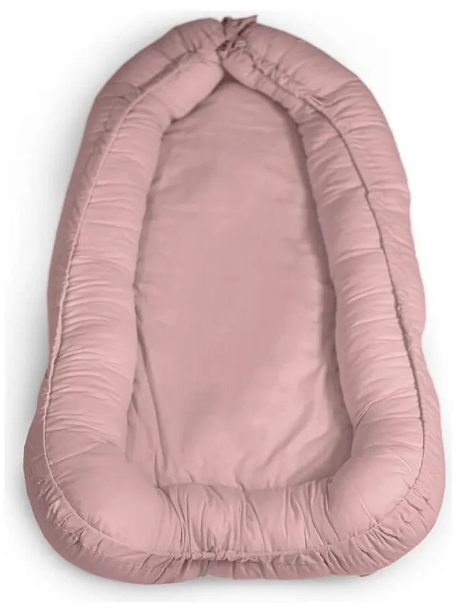 Hniezdo ochranné pre bábätko FEEL SAFE Dusty Pink 90 x 60 cm