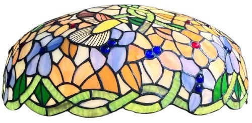 Stolná lampa Tiffany vitráž Alloy kolekcia SPRING Ø40*72