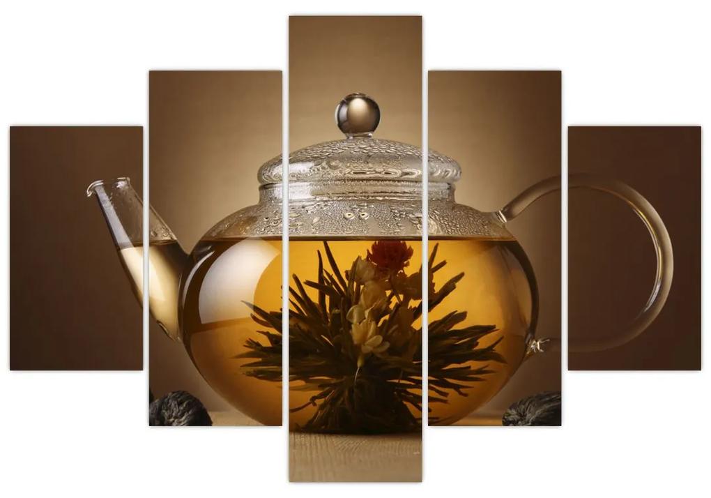 Obraz - Čaj o piatej (150x105 cm)