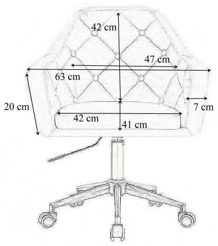 LuxuryForm DESIGN Kreslo ANDORA na čiernom tanieri - biele