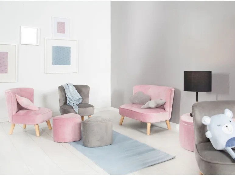 roba Detská pohovka (bledoružová) (100273640)