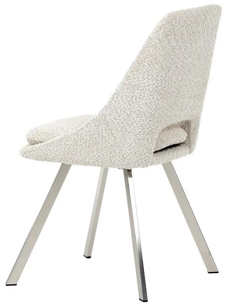 Autronic BONTEC Jedálenská stolička, béžová, látka bouclé, DCL-W1174 CRM2 Farba: Hnedá